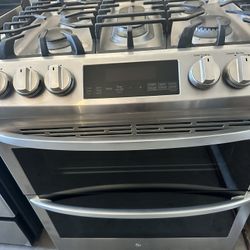 LG Gas Double Oven stove5 Burner 
