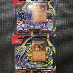 Pokemon - Chaos Rising 3 Pack Blister 