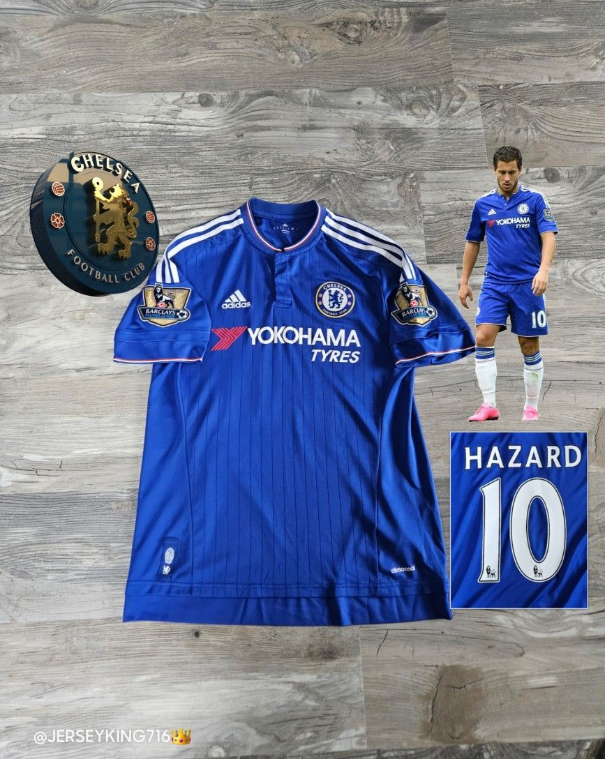 Adidas Chelsea FC Eden Hazard #10 2015/2016 Home Jersey