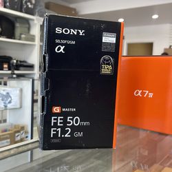 Sony FE50mm f1.2 GM