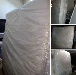 King and queen mattress and box frames