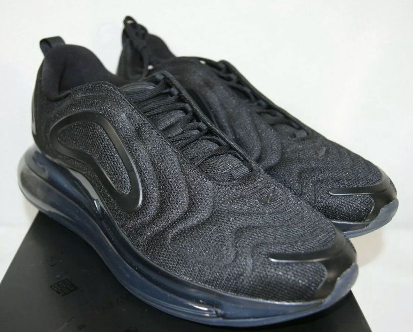New Nike Air Max 720 Mens Running Shoe Black Anthracite AO2924-007 Size 10men and size11.5women
