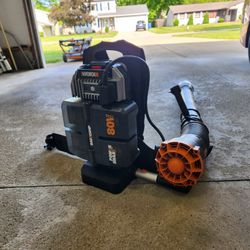 Worx 80v Backpack Leaf Blower