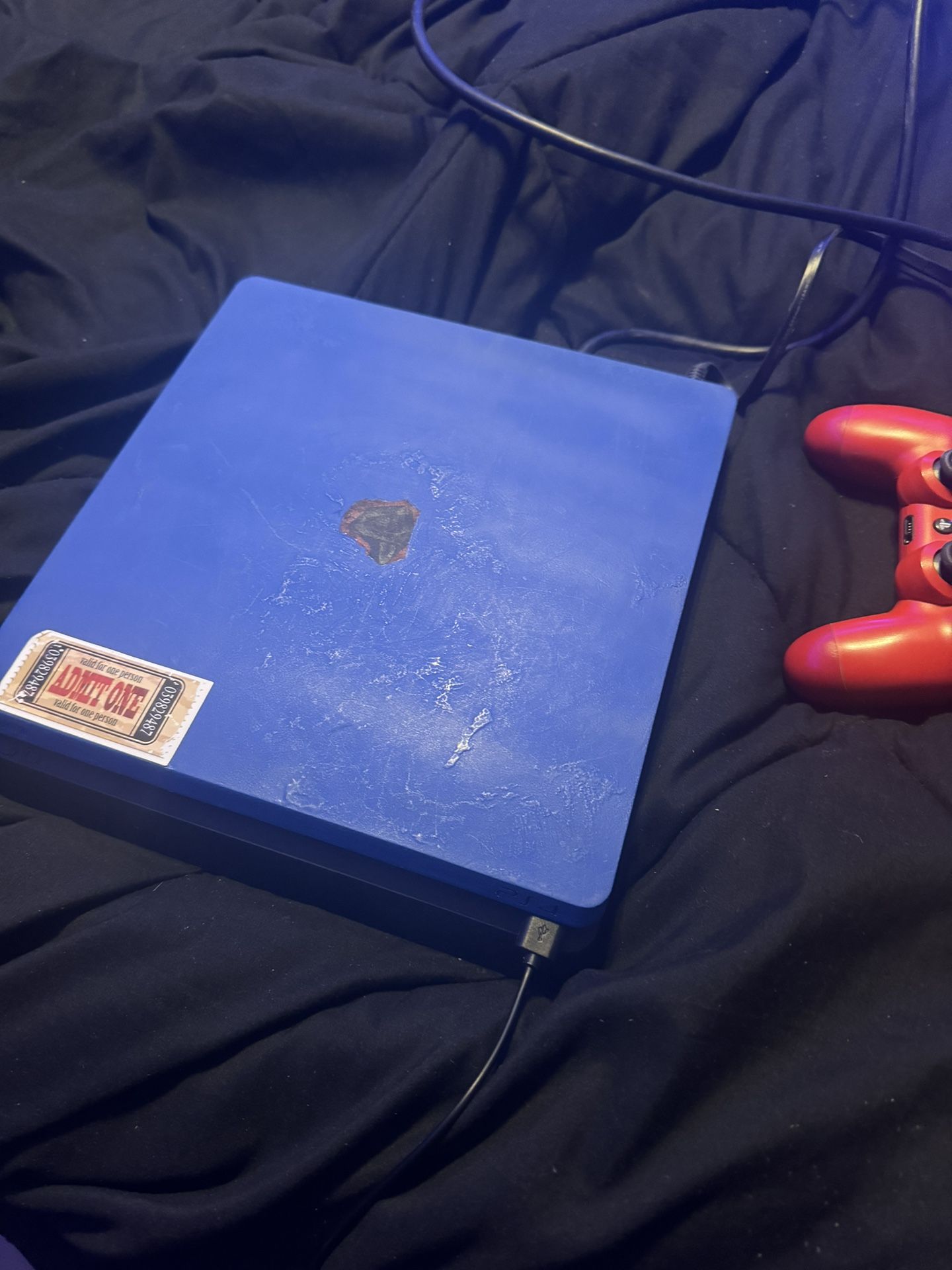 PS4 With Controller And Games