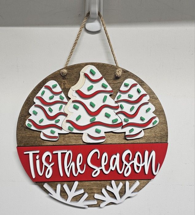 Christmas Door Hanger Sign
