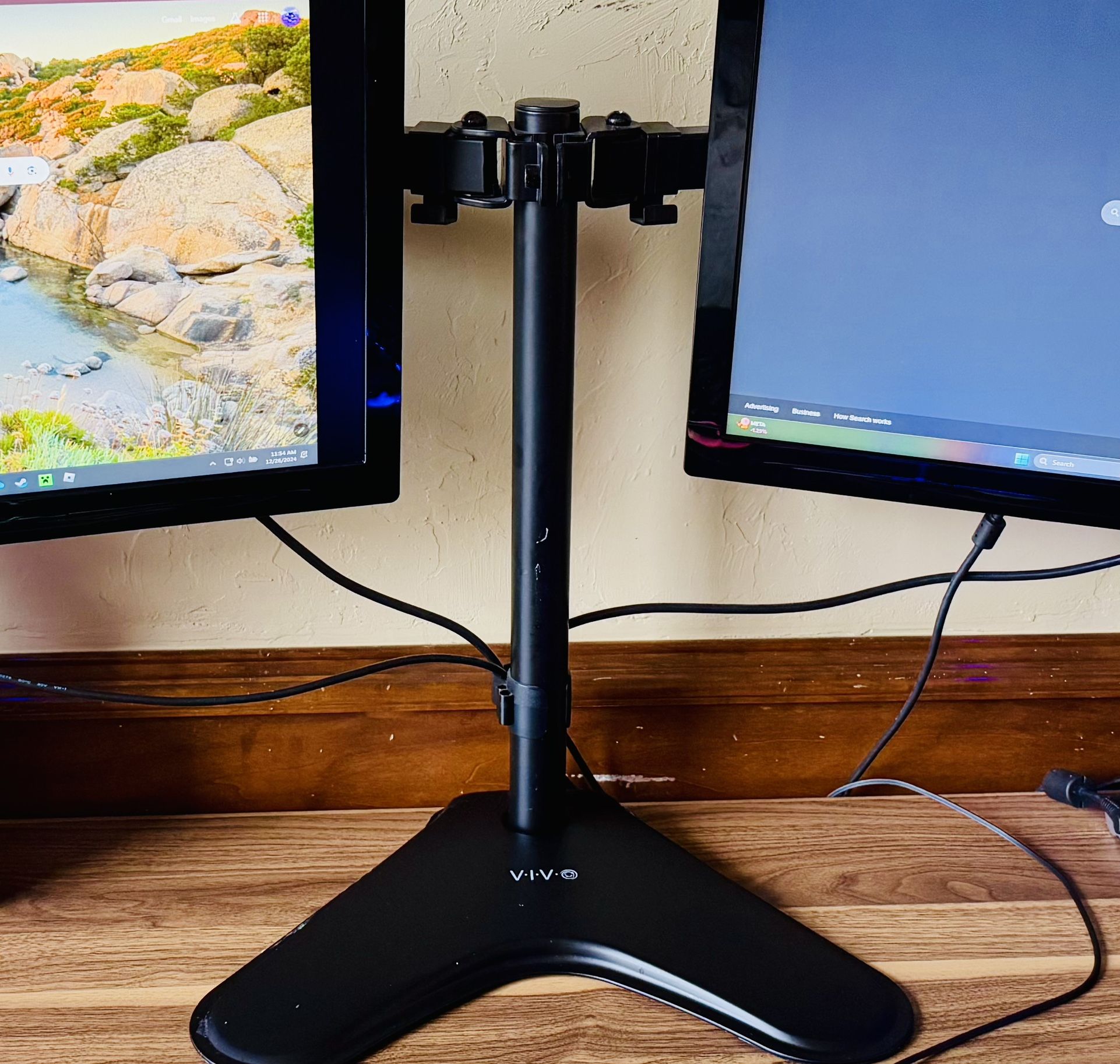 ViewSonic VA2446MH-LED 24" Widescreen HDMI Dual Monitors 1920 x 1080 Vivo Stand