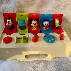 Vintage 1975 Disney Poppin Pals Baby Pop-Up Toy