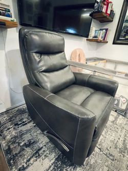 Espresso, brown leather rocker recliner Espresso, brown leather, slider, rocker recliner