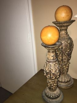 Candle holder/ candles