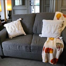 Dark Gray Loveseat