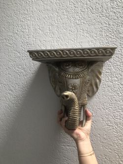 Elephant Head For Candles/Flowers