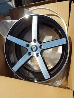 Brand new 18" machine face wheels 5 lug