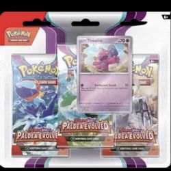 Paldea Evolve 3 Pack Blister Sealed 