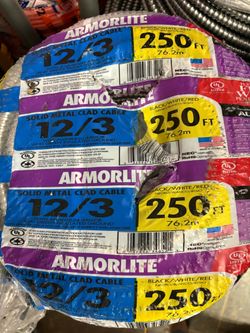 New MC metal clad cable 12/3