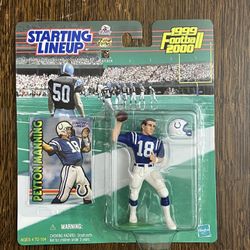 Peyton Manning Indianapolis Colts 1999 Starting Lineup Figure Brand New