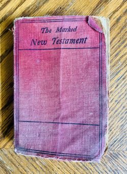 More Than 120 Years Old; The Marked New Testament Published; 1899 Pocket Edition