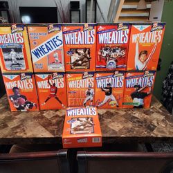 Full Set +1 Duplicate Wheaties 75 Years Of Champions Cereal Boxes