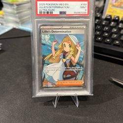 Lillie Determination Ultra Rare #169 PSA 9