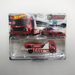 Hot Wheels 2021 Team Transport BMW M3 E46 & Aero Lift Eibacb Racing