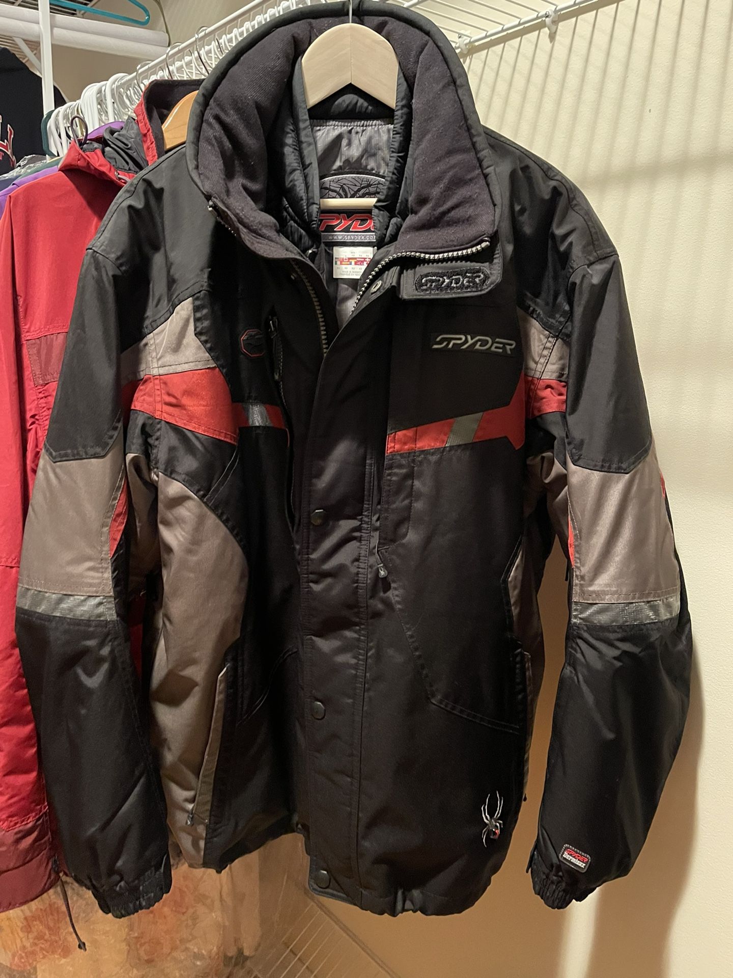 Spyder Men's Large Black Ski Jacket