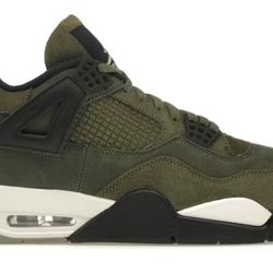 Nike Air Jordan 4 Olive Size 7Y 13 Men