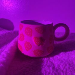 Cute strawberry mug
