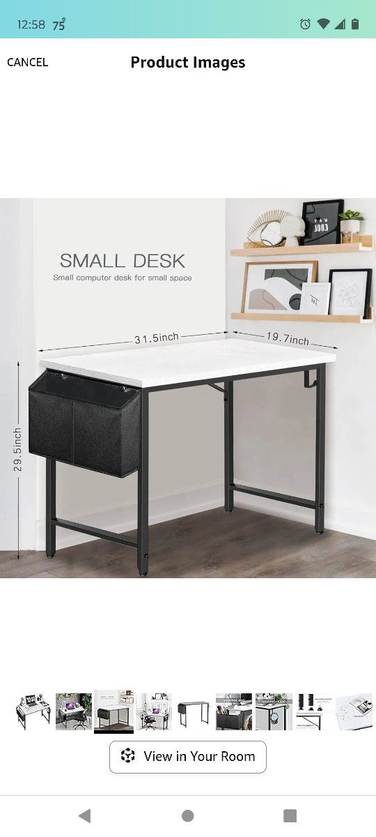 31" Computer Desk, Brand new.