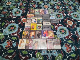 Spanish Cassette Lot Of 18 Boxes Different Artists 