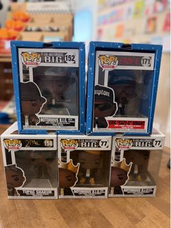 Rapper Funko Pop Notoious BIG Eazy E TUPAC 2PAC