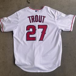 Authentic Mike Trout Majestic Coolbase Men’s Jersey X-Large Los Angeles Angels  