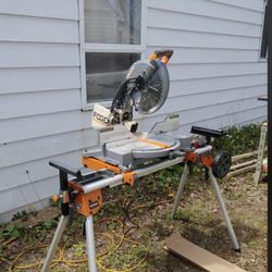 Ridgid 12 in. Miter Saw and Stand