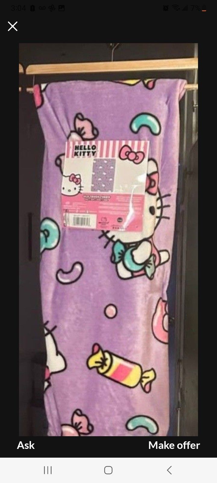 Hello Kitty Blanket 