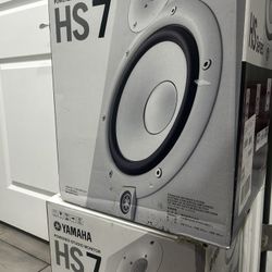 Yamaha HS7 Studio Speakers With Subwoofer
