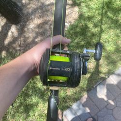 Shimano Reel And Ocean Pole X2