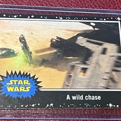 2015 Star Wars Journey to The Force Awakens Black #107 A Wild Chase