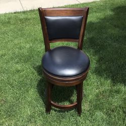 Swirl Stool Chair Leather