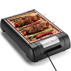 MAGIC MILL 2-in-1 Electric Smokeless Grill Griddle MGB-3300 - Brand New