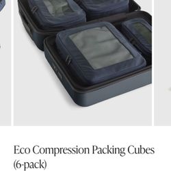 Quince Eco Compression Packing Cubes (6-pack)