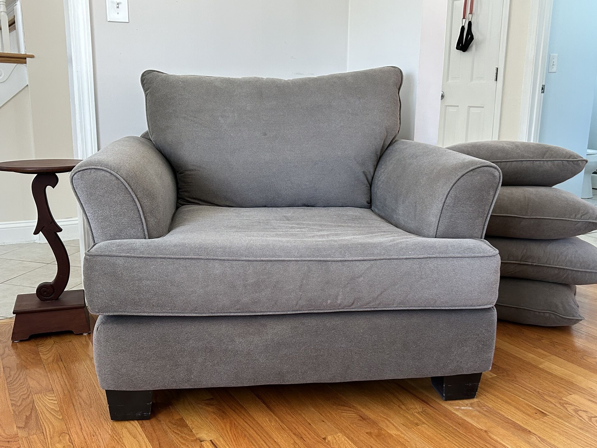 Tan Beige Armchair Raymour And Flanagan