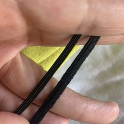 25 yards elastic band/ black 4mm