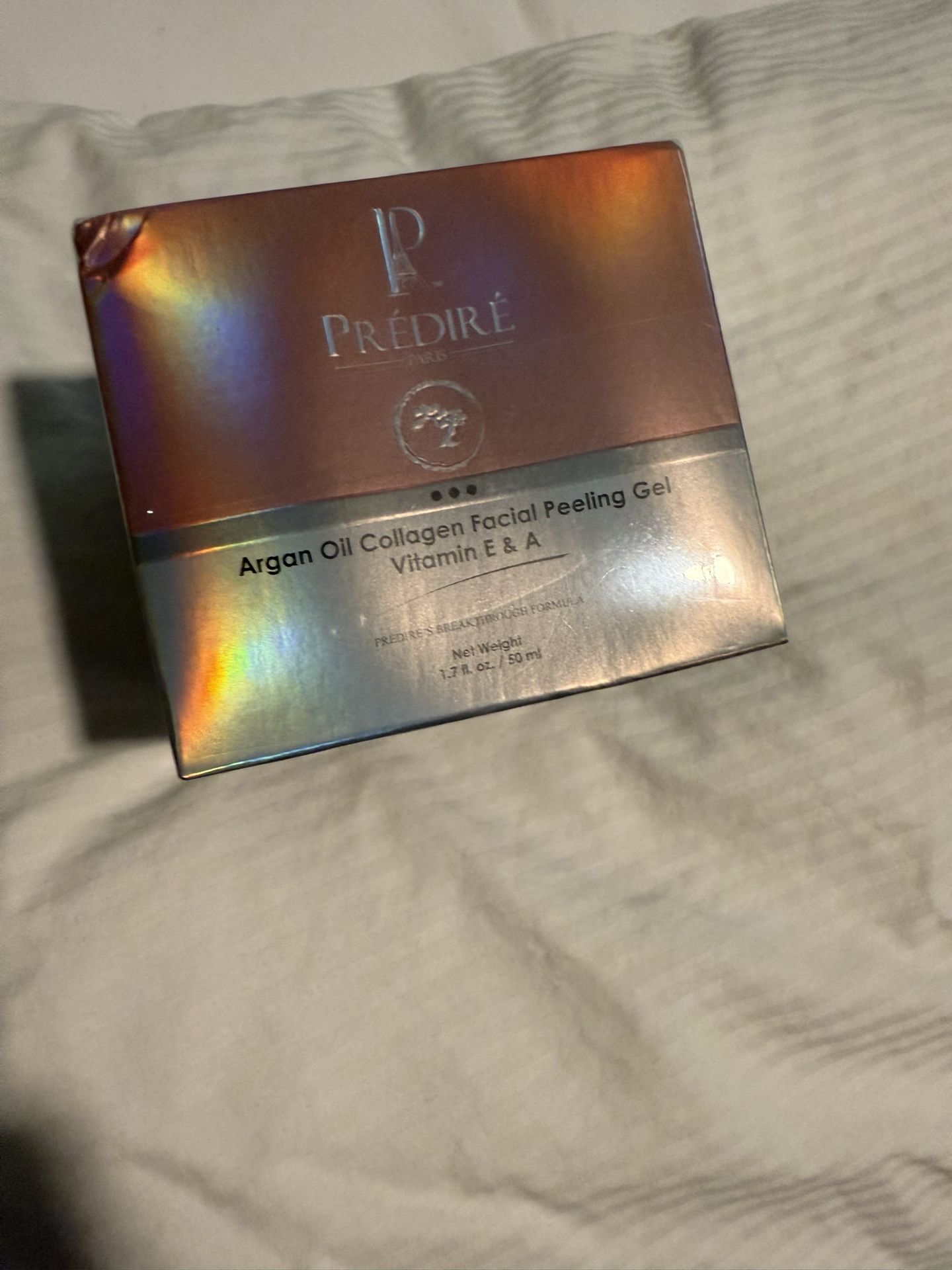 NEW Prédiré Paris 1.7oz Argan Oil Collagen Facial Peeling Gel Vitamin A & E