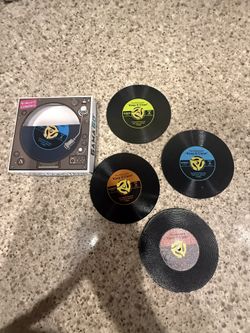 Gamago Record Coasters ~ Set Of 4