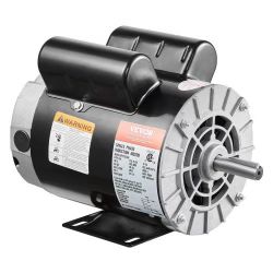 207* 3 HP, 230V, 15.5A, 56 frames, 3450 RPM, 5/8" keyed shaft, 1.88" shaft length, single-phase, clockwise/counterclockwise rotation (factory setting: