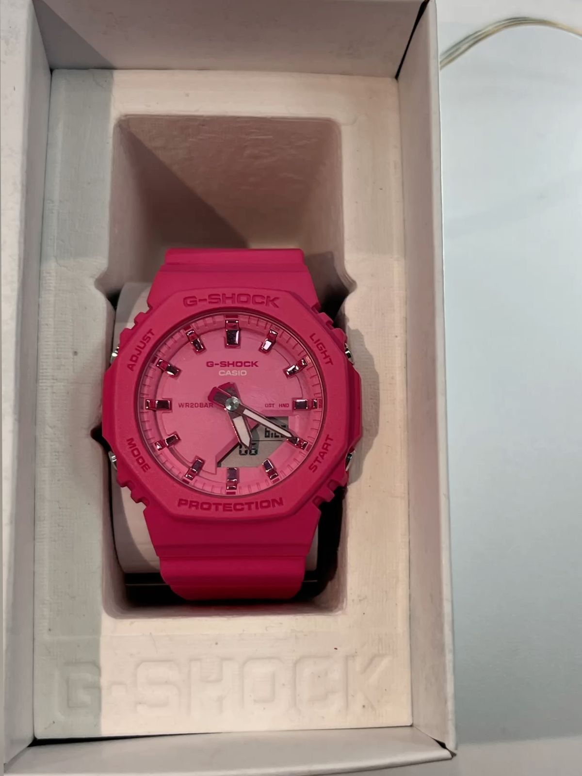 Pink And White G Shocks Watches