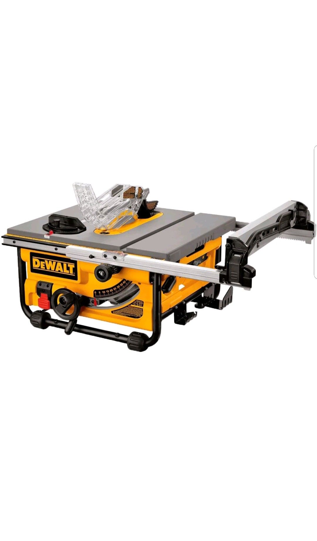 Dewalt DWE7480 10 in. 15 Amp Site-Pro Compact Jobsite Table Saw