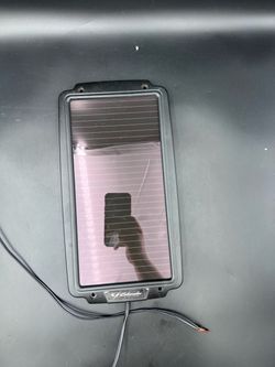 Schumacher SP-200 2.4W 12V Solar Battery Maintainer Panel Damaged Wire Untested