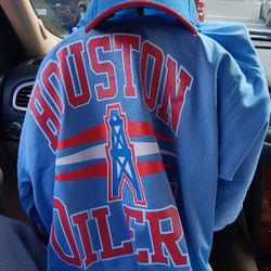 Houston Oilers  Jersey Size Med Xl Left
