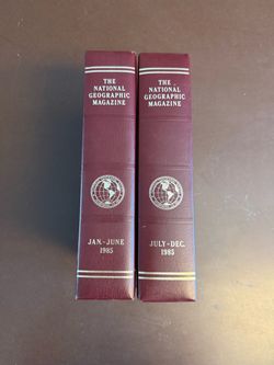 National Geographic Magazine 1985 Bound Volumes
