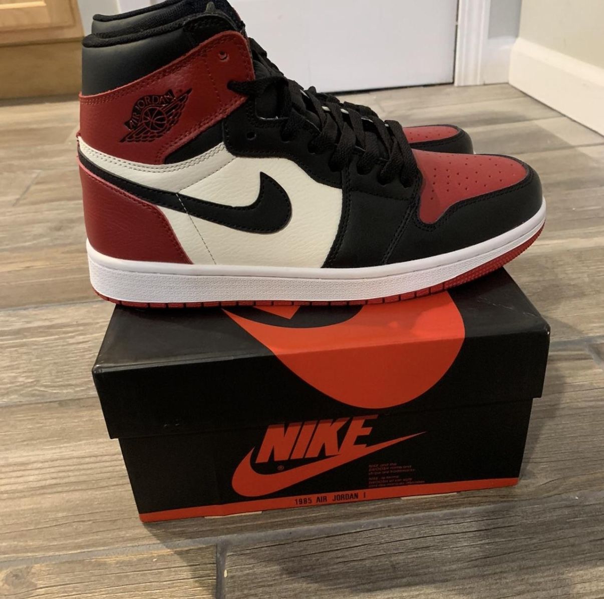 Jordan 1 Bred Toe