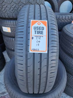 215-60-17 Maxxis Premida Full Used Tire Set $240 Free Mounting and Balancing